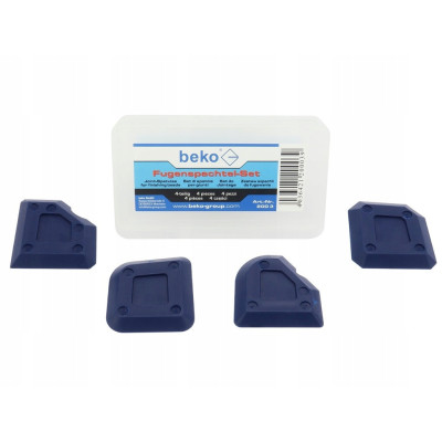 BEKO szpachelki do silikonu zestaw 4 - szt.